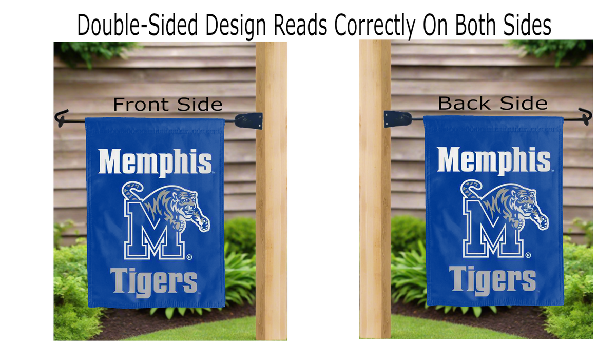 Memphis - Tigers Double Sided Garden Flag