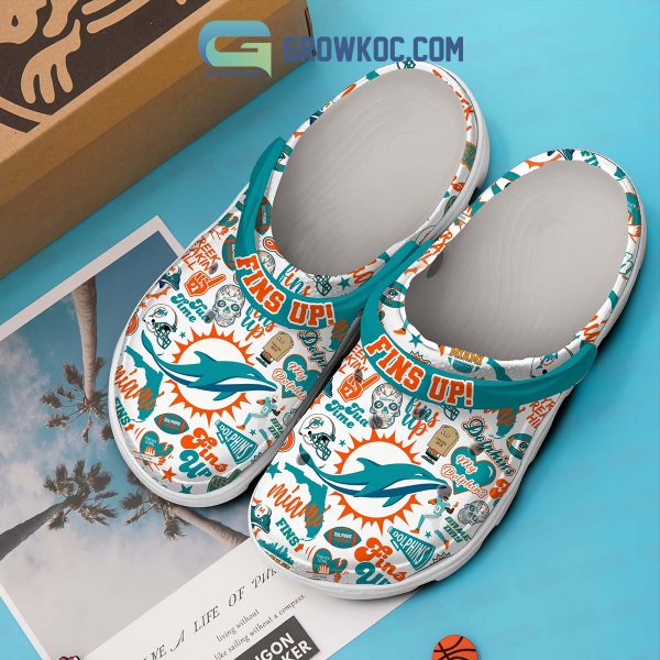 Miami Dolphins Fins Up Tyreek Freakin' Hill Clogs Crocs