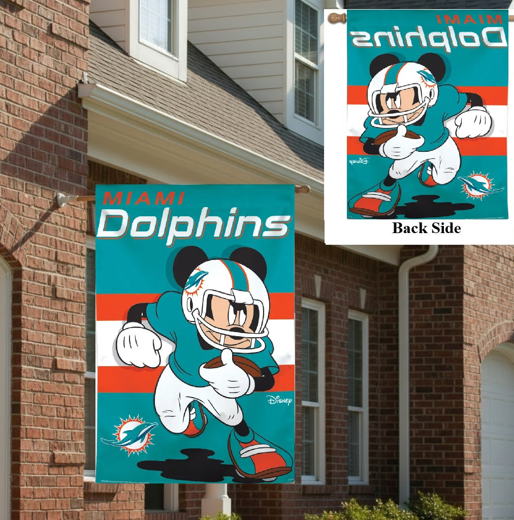 Miami Dolphins Mickey Mouse Banner