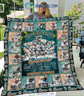 Miami Dolphins NFL Undefeated Perfect Season 1972 Fleece Blanket Quilt