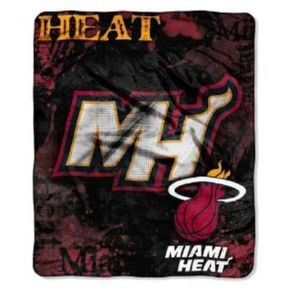 Miami Heat Throw Blanket 50×60 Drop Down Design