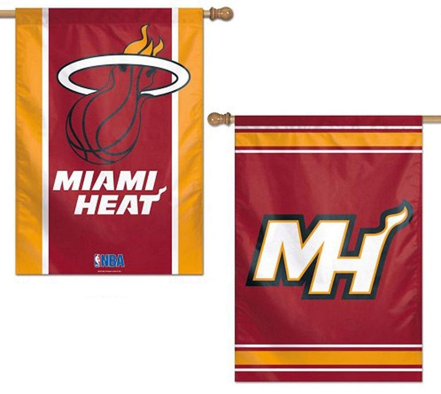 Miami Heat Flag 2 Sided Vertical House Banner