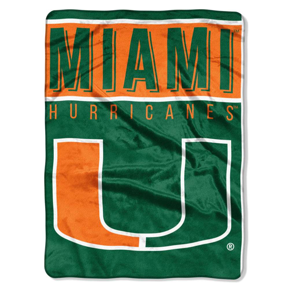 Miami Hurricanes Blanket 60×80 Basic Design