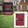 Miami RedHawks 2 Sided Garden Flags