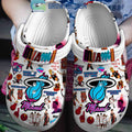 Miami Heats Let's Go Heat Crocs