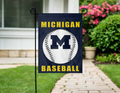 Michigan Baseball Double Sided Garden Flag