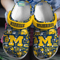Michigan Wolverines Go Blue Clogs Crocs