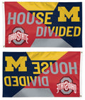 Michigan and Ohio State House Divided 3x5 Flag