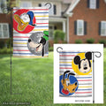 Mickey Mouse And Friends Garden Flag 2 Sided Pluto Donald Goofy