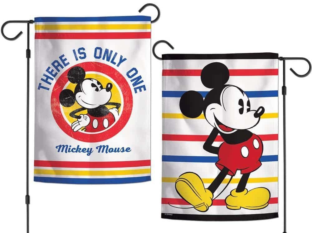 Mickey Mouse Garden Flag 2 Sided There Is Only One