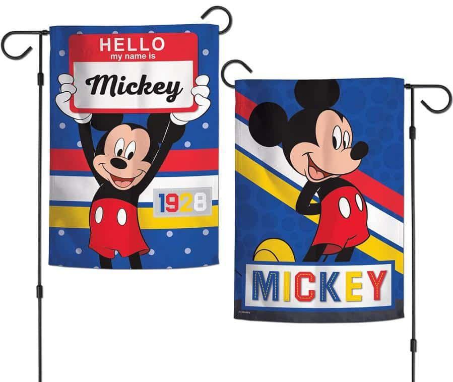 Mickey Mouse Hello Garden Flag 2 Sided 1928