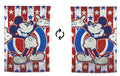 Mickey Mouse Patriotic Banner Stars