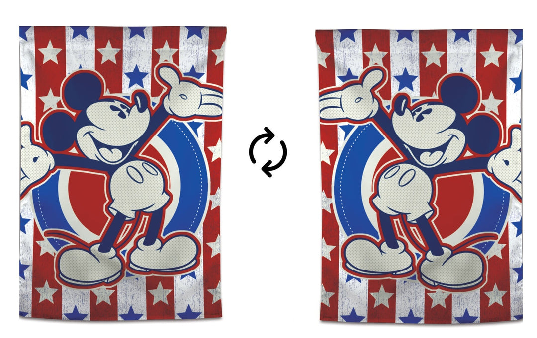 Mickey Mouse Patriotic Banner Stars