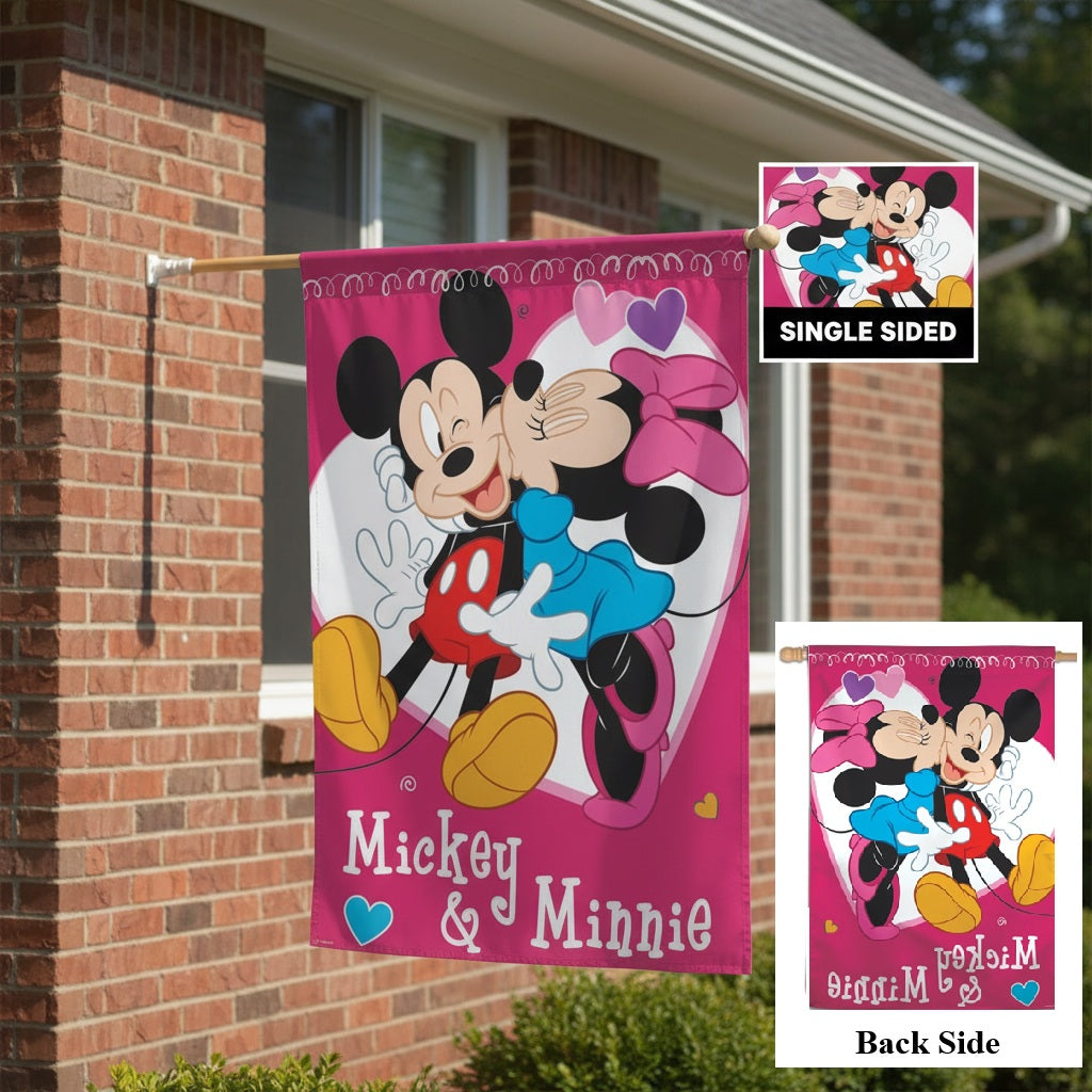 Mickey and Minnie Mouse Valentine Banner