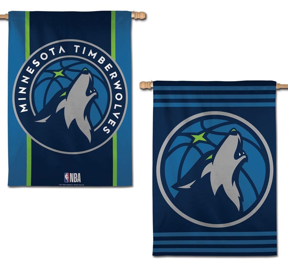 Minnesota Timberwolves Banner 2 Sided House Flag
