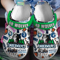 Minnesota Timberwolves Go Wolves Basketball Fan Crocs Clogs