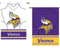 Minnesota Vikings Flag 2 Sided Foil Jersey House Banner