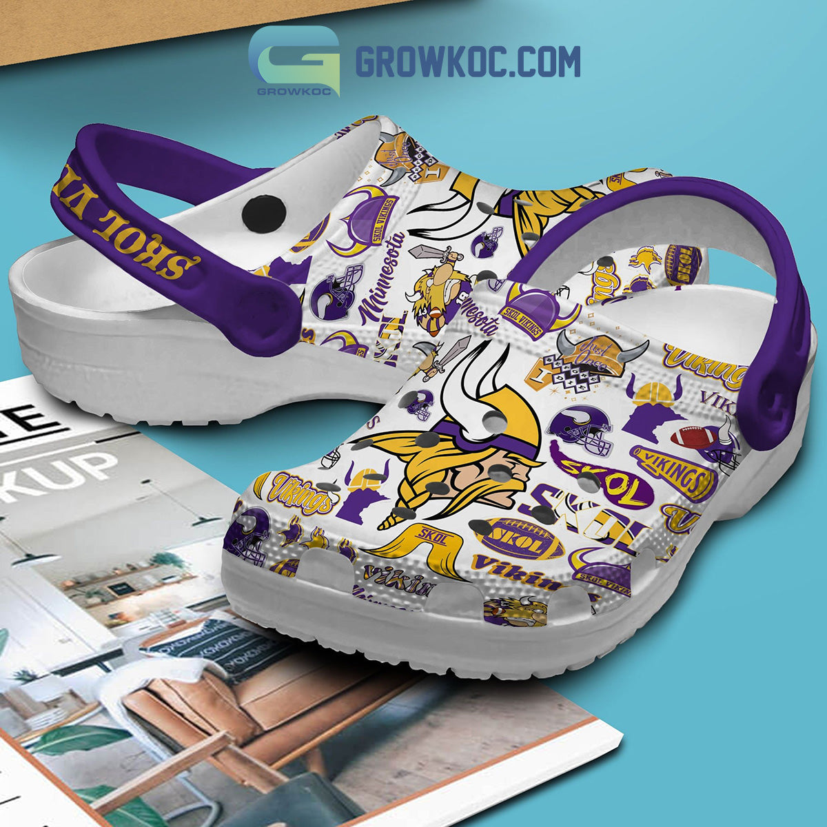 Minnesota Vikings Skol Vikings Clogs Crocs