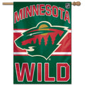 Minnesota Wild Flag Hockey Vertical House Banner
