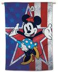 Minnie Mouse House Flag Disney Americana Patriotic Banner