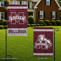 Mississippi State Bulldogs Garden Flag 2 Sided