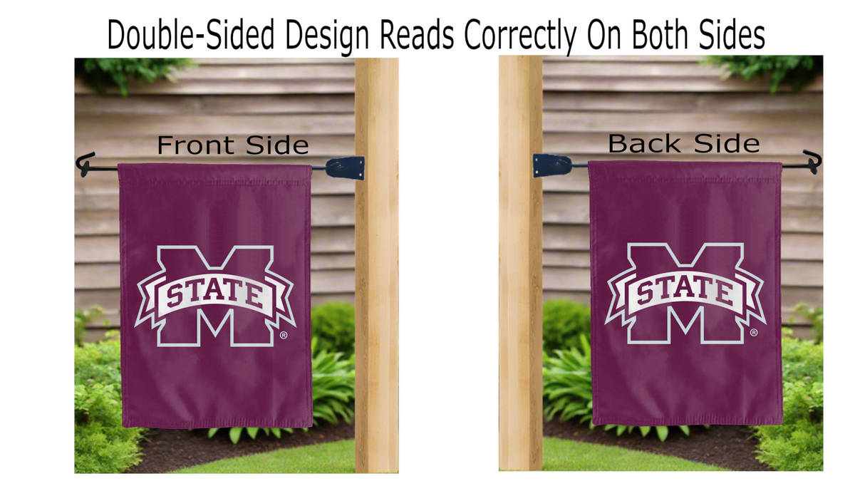 Mississippi State - Bulldogs Double Sided Garden Flag