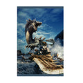 Monster Hunter Tri Poster ‚Äî Cover Art Print | Capcom Gaming Wall Art