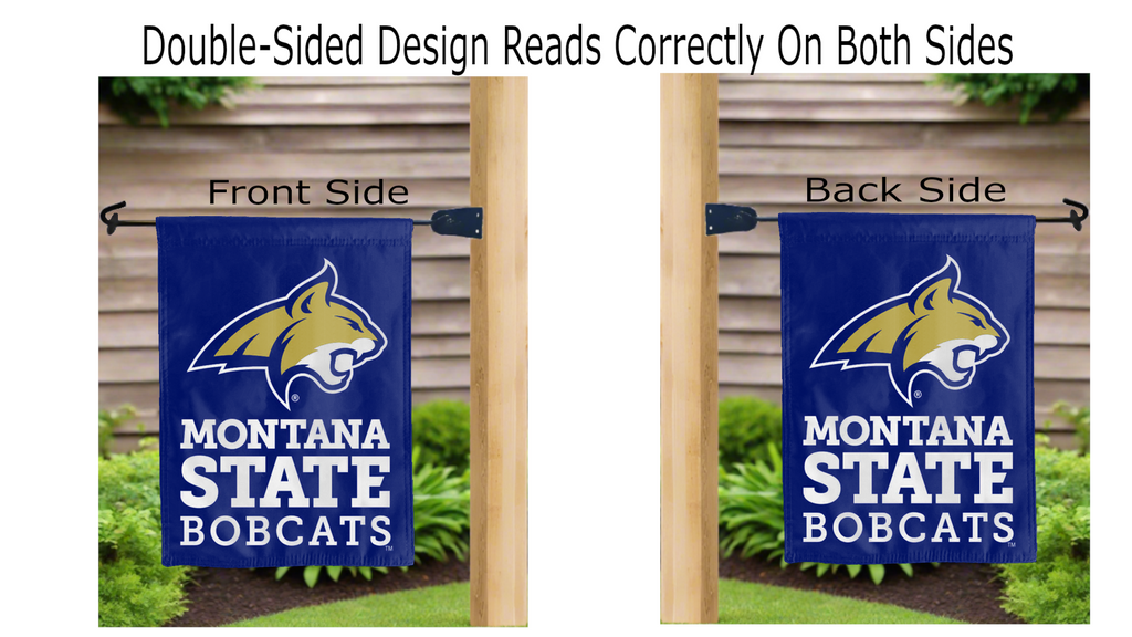 Montana State - Bobcats Double Sided Garden Flag