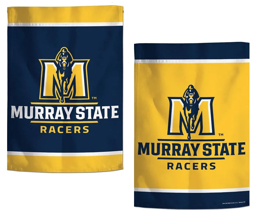 Murray State Racers 2 Sided Garden Flag Double Logo