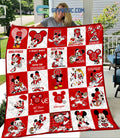 NC State Wolfpack NCAA Mickey Disney Fleece Blanket Quilt