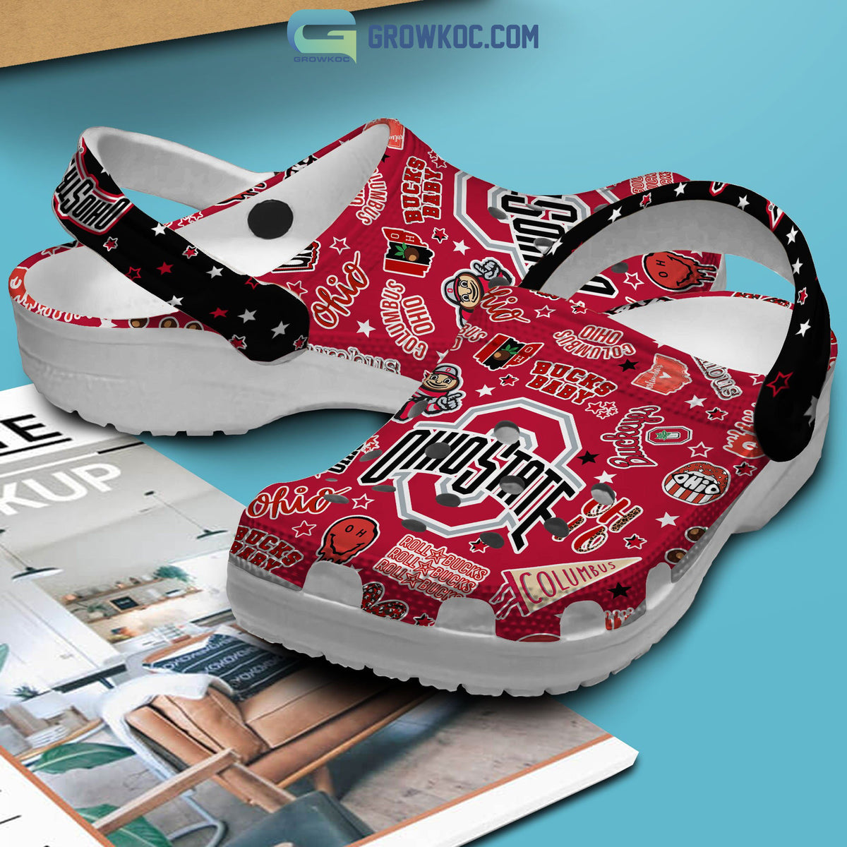 NCAA Ohio State Buckeyes Bucks Baby Crocs