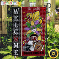 NCAA South Carolina Gamecocks Football Flag Mardi Gras Welcome Garden Flag