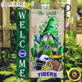 NCAA Tennessee State Tigers Garden Flag St Patricks Day Gnome Shamrock Welcome Garden Flag