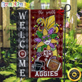 NCAA Texas A&M Aggies Football Flag Mardi Gras Welcome Garden Flag