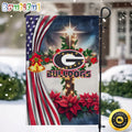NCAA Georgia Bulldogs Garden Flags Jesus Christ Christmas Ncaa Garden Flags
