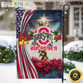 NCAA Ohio State Buckeyes Garden Flags Jesus Christ Christmas Ncaa Garden Flags