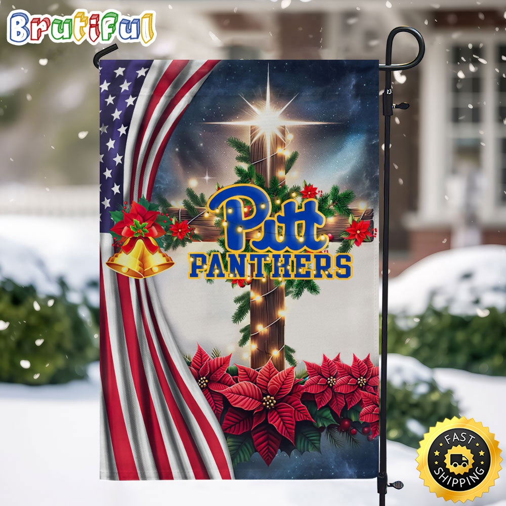 NCAA Pittsburgh Panthers Garden Flags Jesus Christ Christmas Ncaa Garden Flags