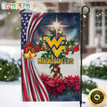 NCAA West Virginia Mountaineers Garden Flags Jesus Christ Christmas Ncaa Garden Flags