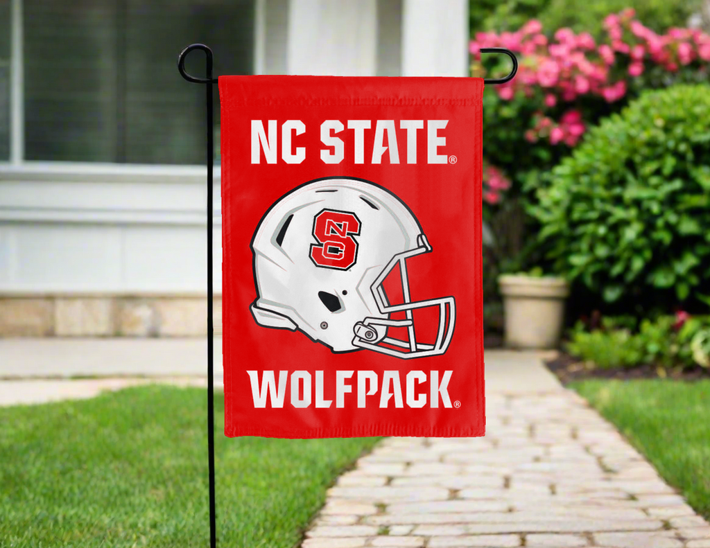 NCSU Football Double Sided Garden Flag