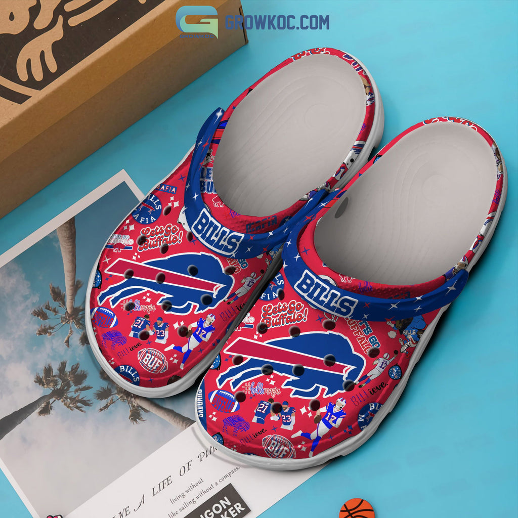 NFL Buffalo Bills Red Design Crocs
