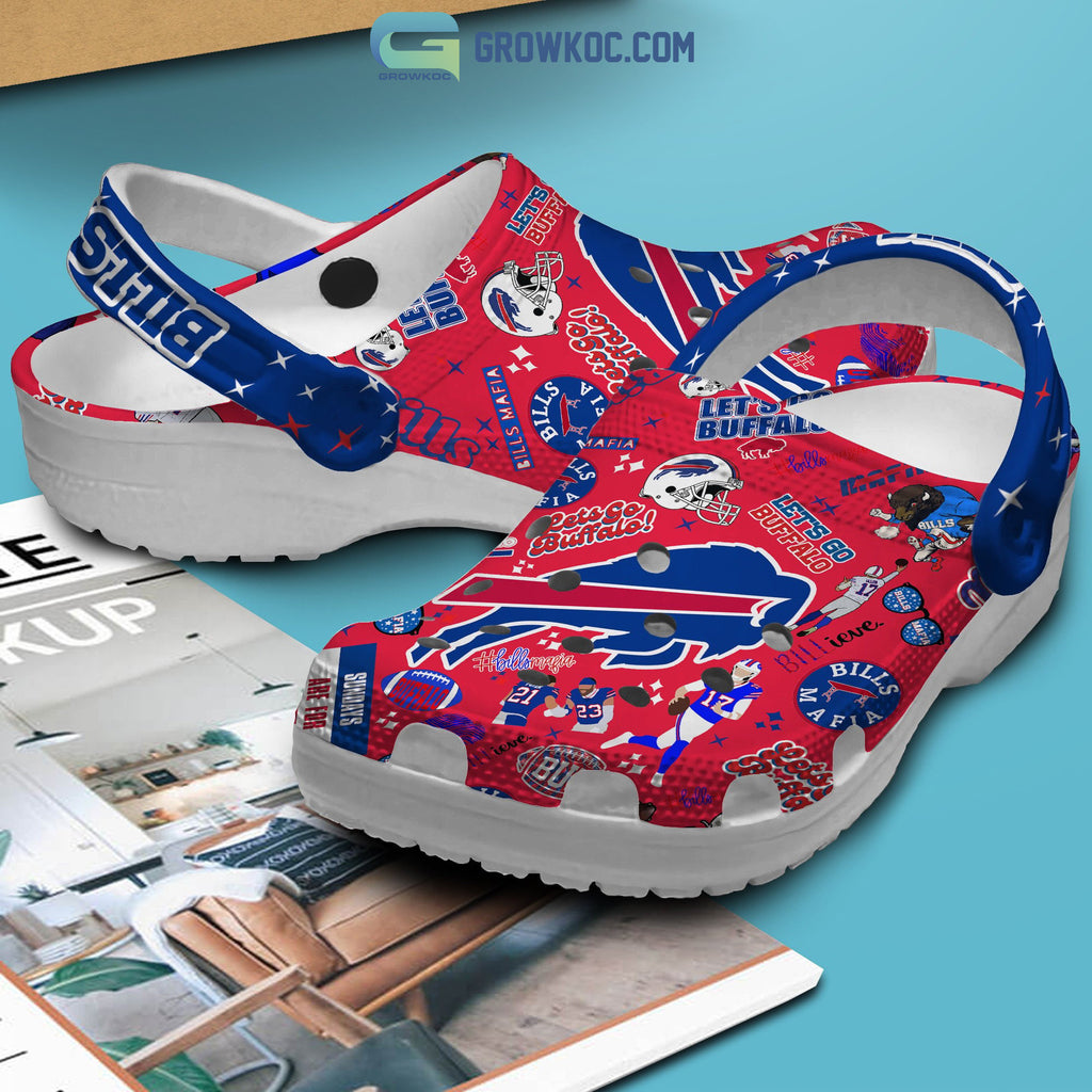 NFL Buffalo Bills Red Design Crocs