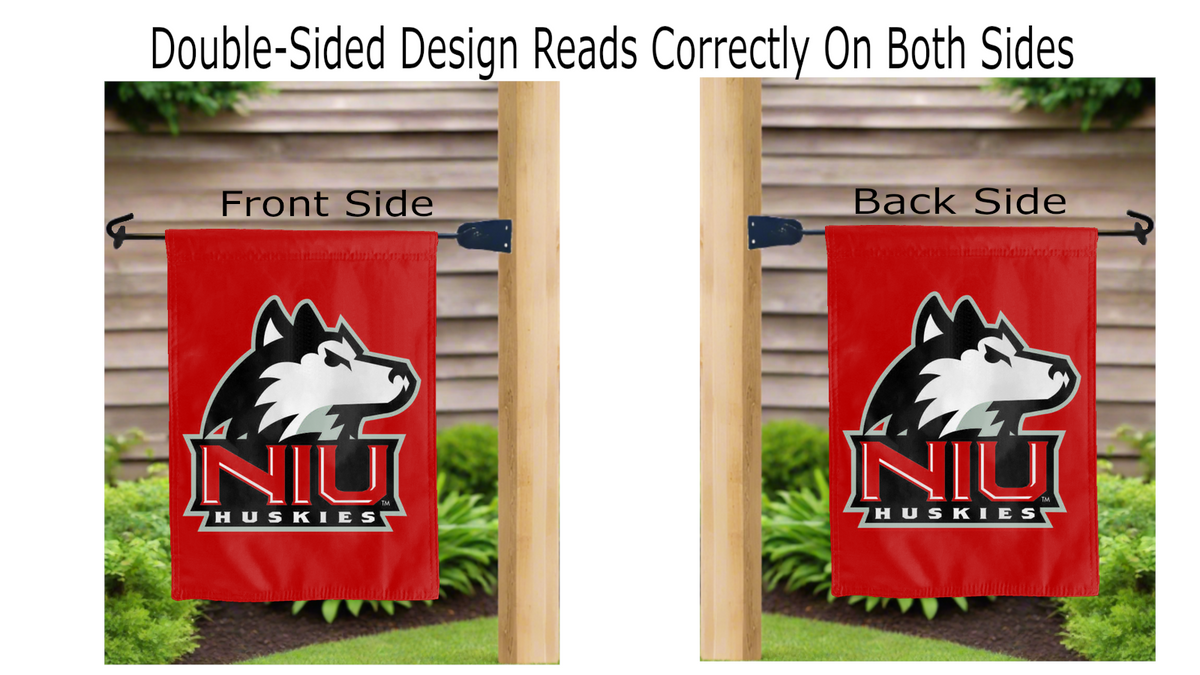 Northern Illinois University - Huskies Double Sided Garden Flag