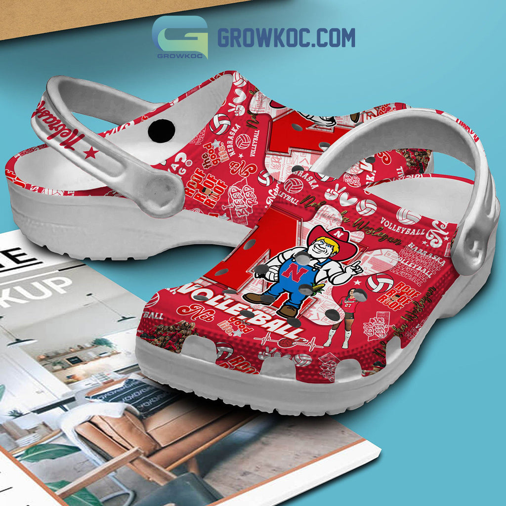 Nebraska Cornhuskers Volleyball The Good Life Crocs Clogs