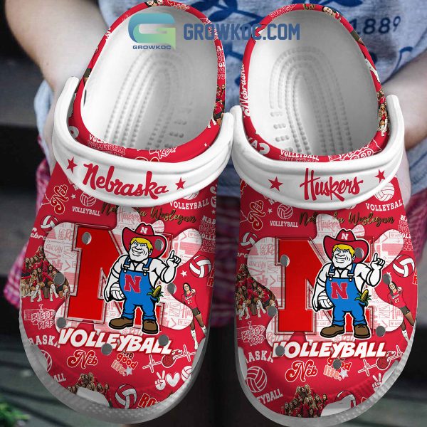 Nebraska Cornhuskers Volleyball The Good Life Crocs Clogs