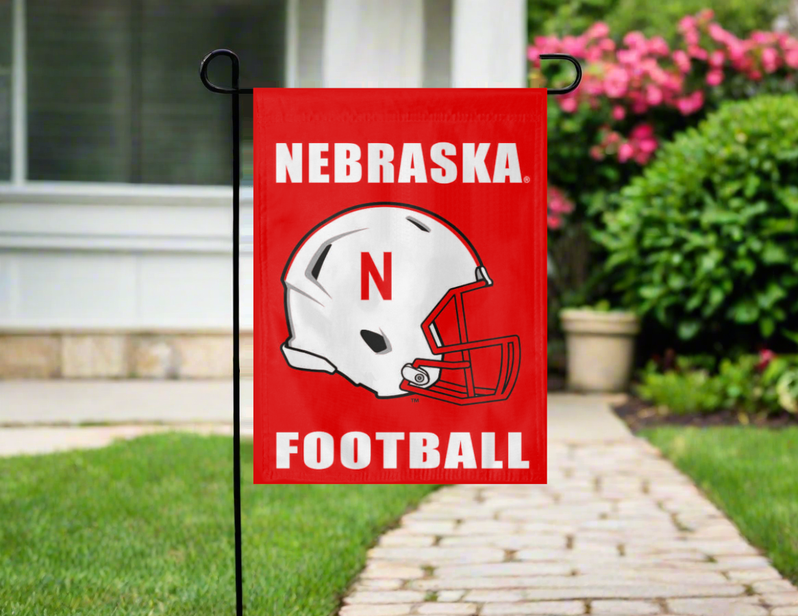 University of Nebraska - Football Double Sided Garden Flag