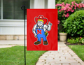 University of Nebraska - Herbie Husker Double Sided Garden Flag