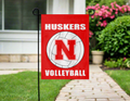 University of Nebraska - Volleyball Double Sided Garden Flag
