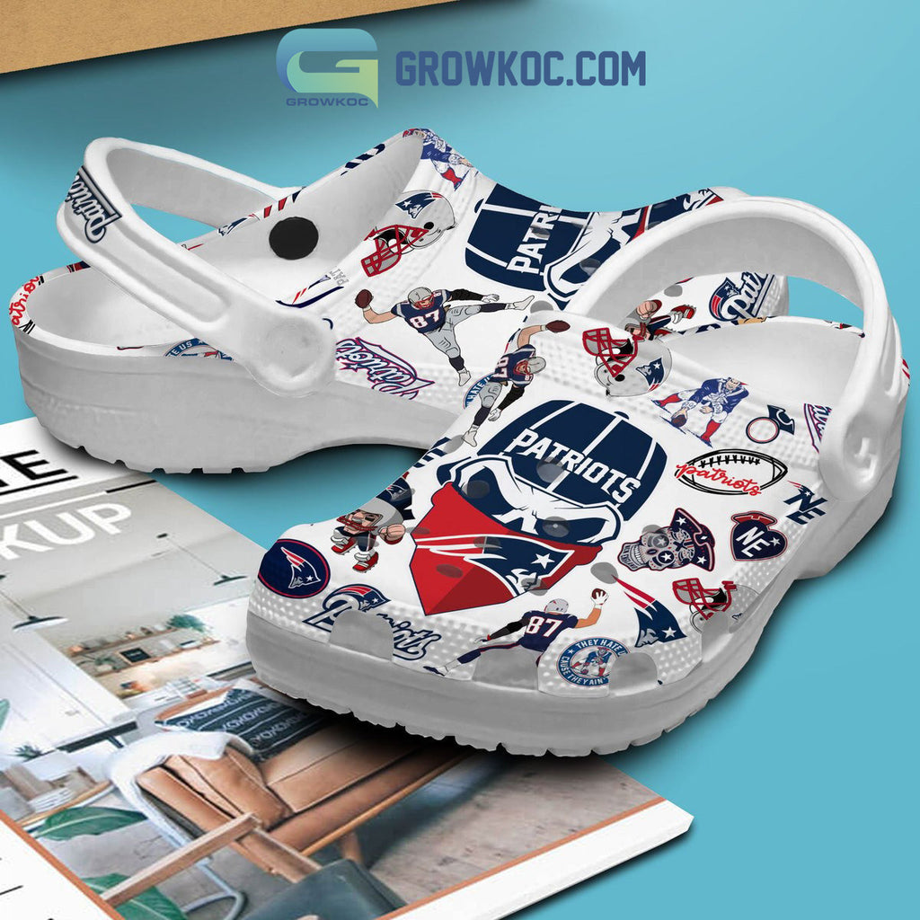 New England Patriot NFL Clogs Crocs