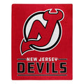 New Jersey Devils Throw Blanket 50×60 Interference Design
