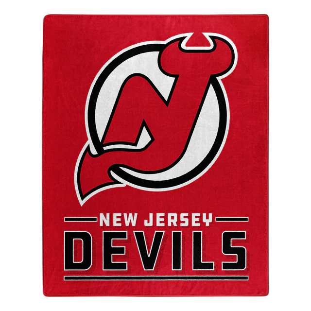 New Jersey Devils Throw Blanket 50×60 Interference Design